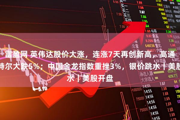富盈网 英伟达股价大涨，连涨7天再创新高，高通、英特尔大跌5%；中国金龙指数重挫3%，银价跳水｜美股开盘